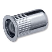 Blindnietmutter Senkkopf, Rundschaft, M4x12,5 verzinkt